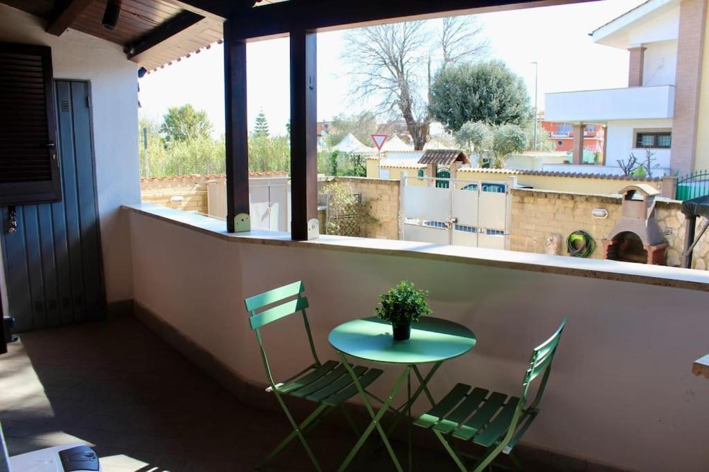 The Garden House Fco, Self Check In And Free Private Parking Apartment Fiumicino Luaran gambar